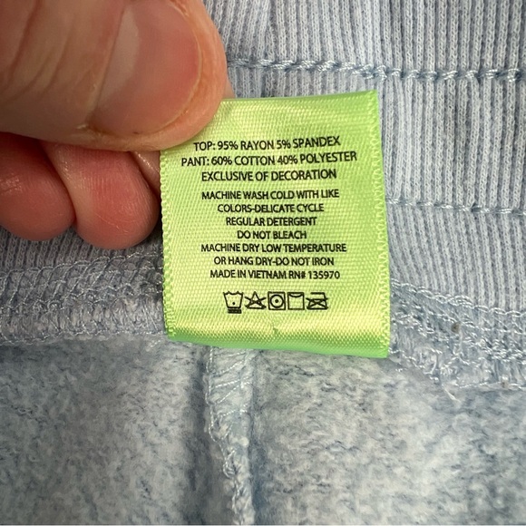 Honeydew Light Blue Sweatpant Joggers MEDIUM - Picture 3 of 6